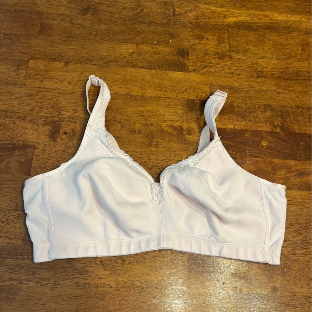 Catherine’s Serenada light pink wireless bra size 48D